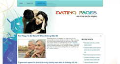 Desktop Screenshot of dating-pages.com